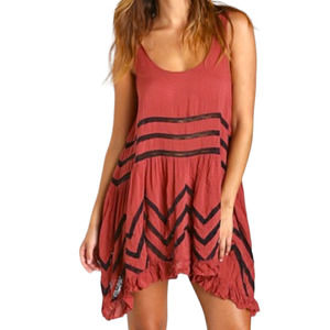 Intimately Free People Voile Trapeze Slip dress indie grunge loungewear SZ XS